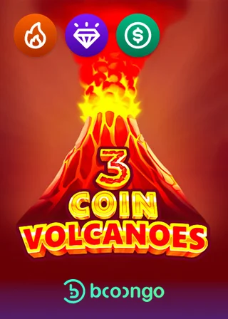 3 Coin Volcanoes slot game